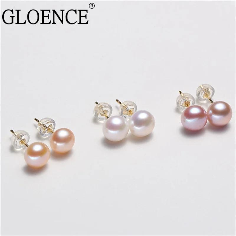 

Серьги с натуральным пресноводным жемчугом S925, чистое серебро для женщин, элегантные повседневные универсальные украшения для ушей