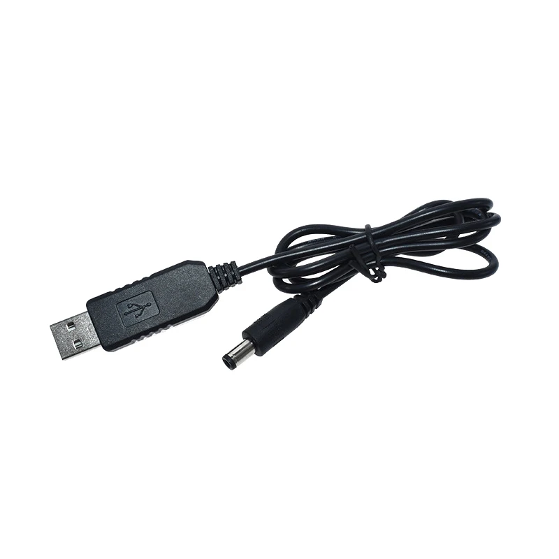 Linha USB Power Boost, DC 5V para DC 9V ou 12V Step Up Module, Conversor USB, Cabo Router 2.1x5.5mm Plug