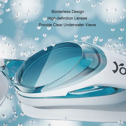 Simglasögon Professionella Poolglasögon Vattentäta Simglasögon Anti-Imma UV-skydd Simglasögon för Män Kvinnor Ungdom 6 best sales badkläder - №4