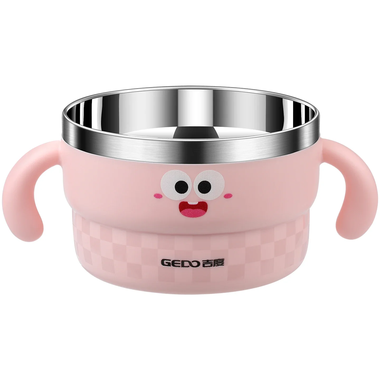 Certified Pure 316L Stainless Steel Infant Bowl 99.9% Anti-bacterial Baby Food Container with Suction Cup and Cover