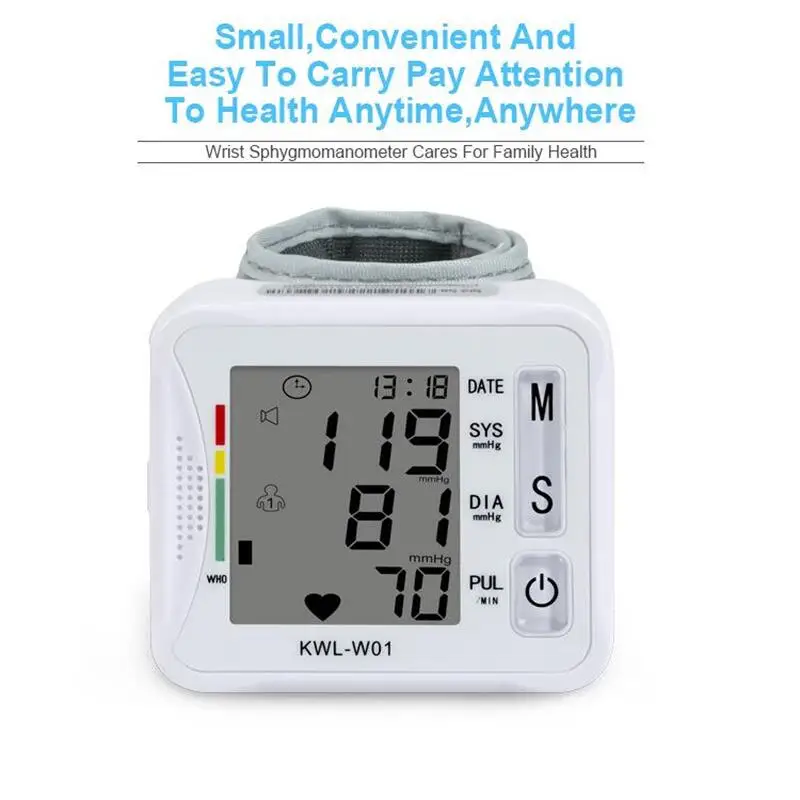 Medical Digital Blood Pressure Monitor Medidor Device De Pressão Arterial Тонометр Давления Tensiometro Tensiomètres