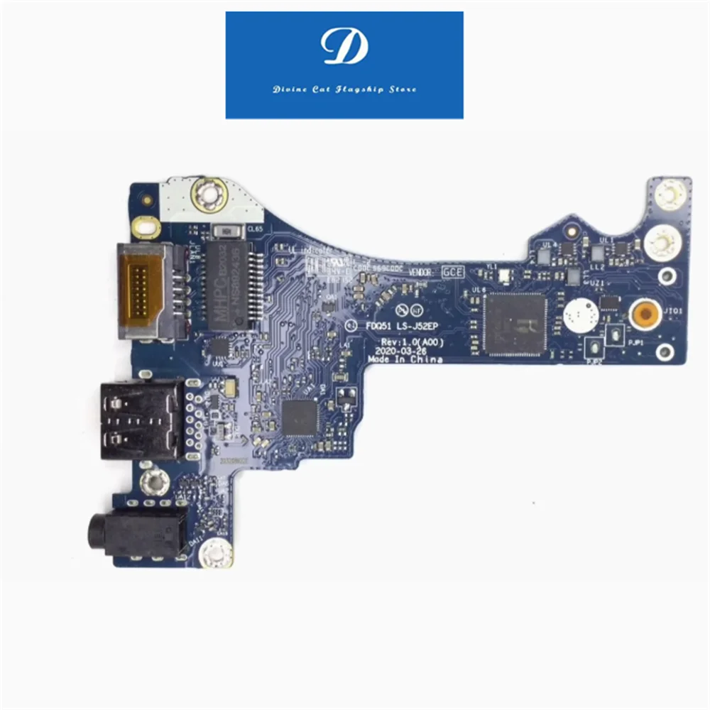 

FOR Dell Alien M15 R3 LS-J52EP 01RM3Y Audio Network Card USB Board