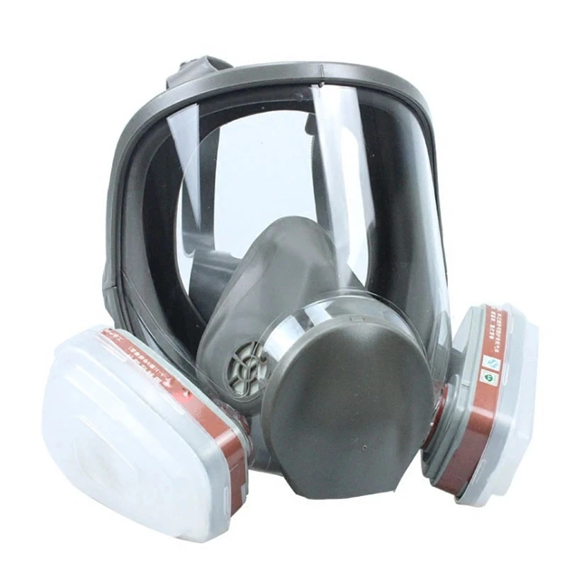 Masque facial complet en silicone 7 en 1, champ large, respirateur, peinture en aérosol, 6800, 6800