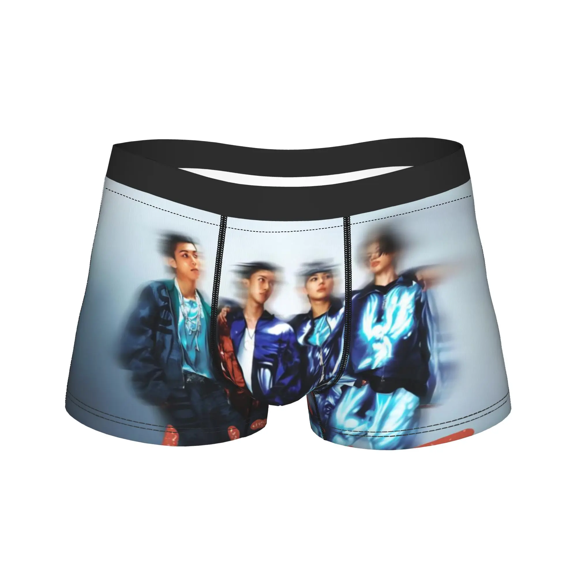 

Боксеры Kpop Group Lngshot: Оригинальный подарок для мужчин, потрясающее нижнее белье, трусы-боксеры