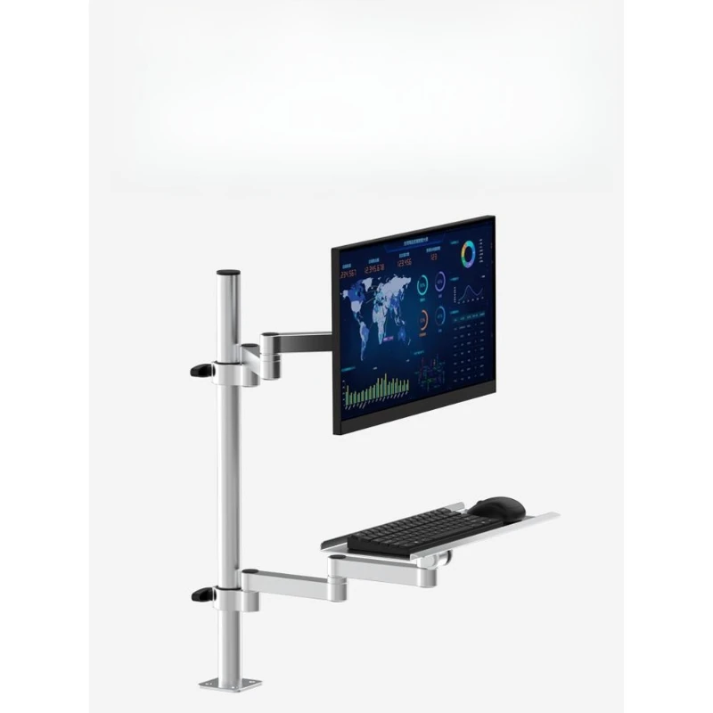 

Industrial computer monitor stand, screen mechanical arm display, keyboard integrated bracket, cantilever bracket, arm