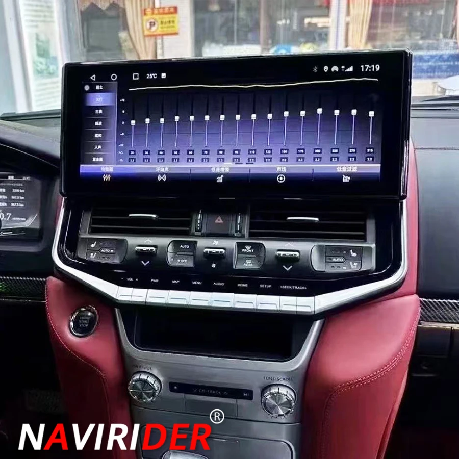 

16,2-дюймовый автомобильный радиоприемник Android, мультимедийный видеоплеер для Toyota Land Cruiser 200 LC200 к LC300 2021 2008, стереонавигация CarPlay