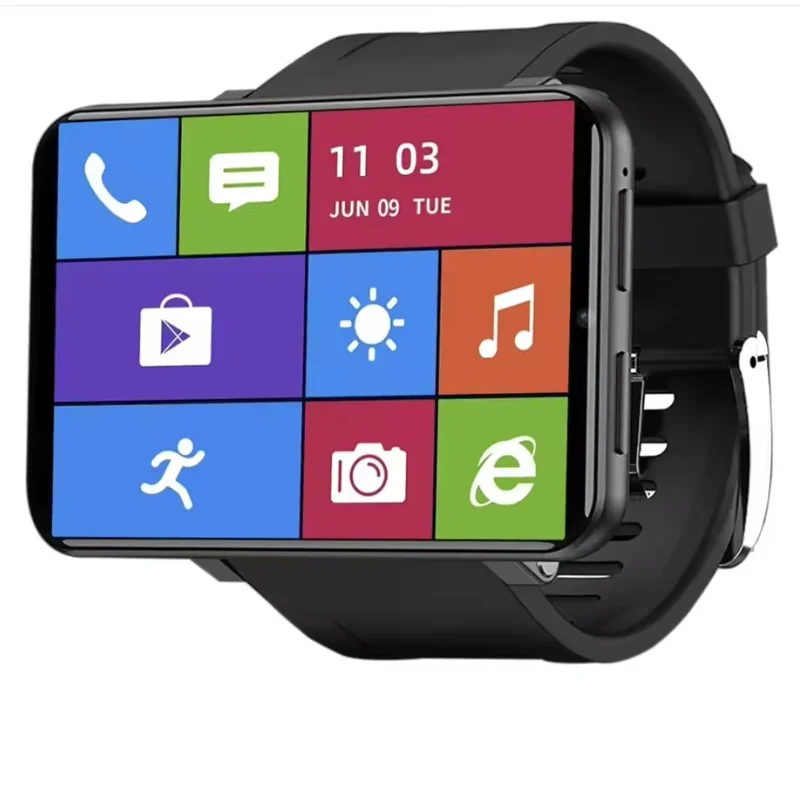 2025 DM100 4G Smart Watch 2.86" HD Touch Screen MTK6739 Quad Core 32GB+2700mAh Dual Camera GPS Bluetooth Waterproof Smartwatch