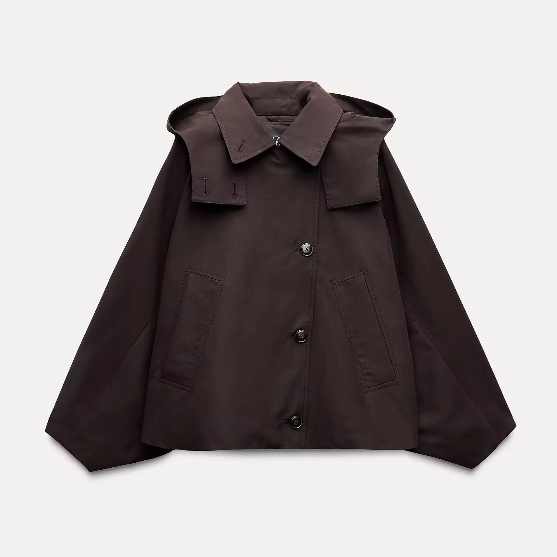 Casual Lose frauen ort Länge Lange Sve Windjacke Mantel Herbst Winter Neue Ankunft Straße Sle Polyester Faser Winddicht