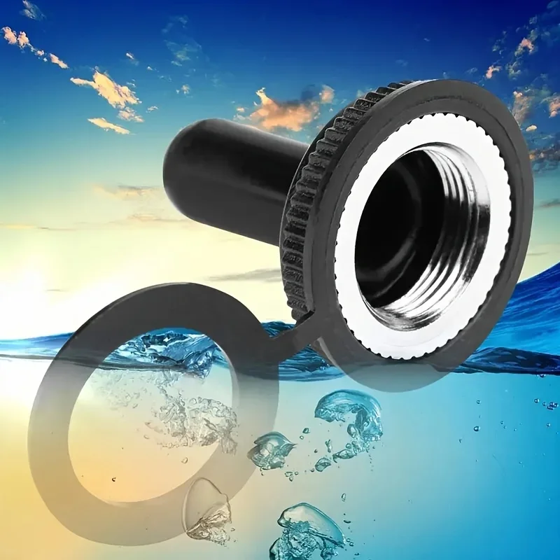 8pcs 12mm Rubber Waterproof Cover Hat Boot Cap Dust Proof Water Proof Protect For MTS/E-TEN Mini Toggle Switch