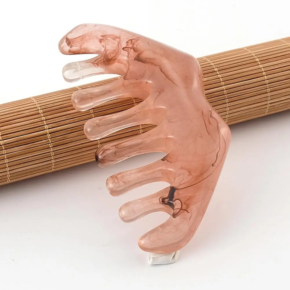 

1pcs Face Scraper Head Massage Comb Gua Sha Scraping Hair Comb Scalp Care Massager Tool