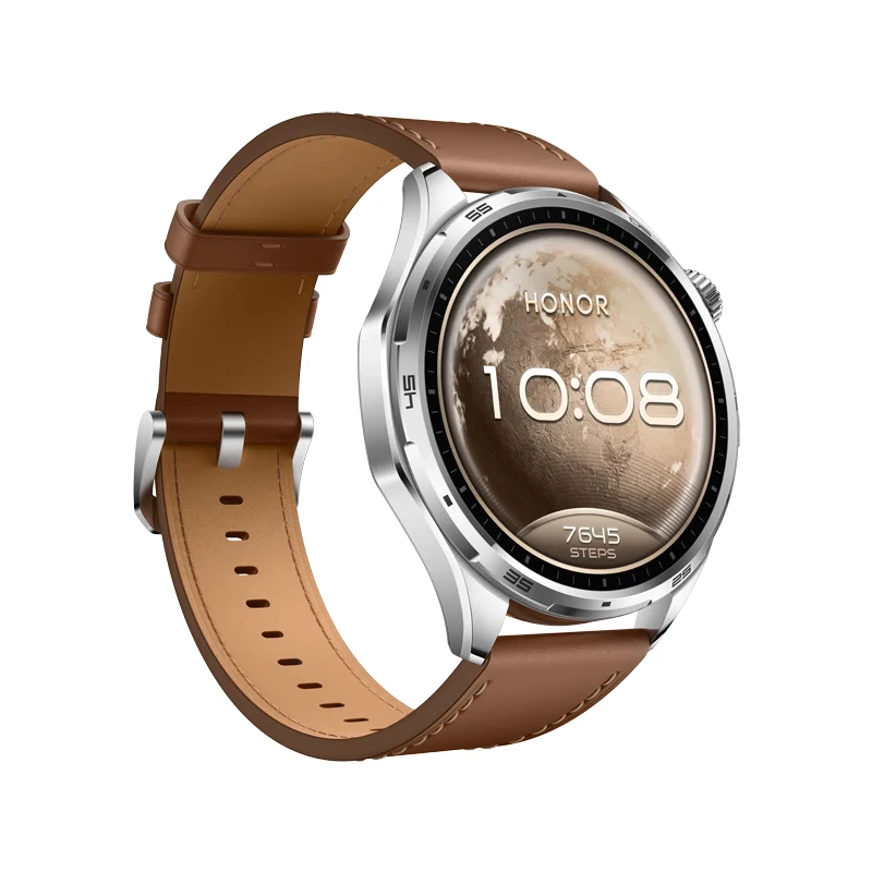 Honor Watch 6: nieuwe smartwatch met een 1,46 inch AMOLED-scherm, een batterijduur tot 35 dagen, meer dan 120 fitness- en gezondheidsmodi, waterdicht (5ATM), bescherming IP69 en Bluetooth 5.4.