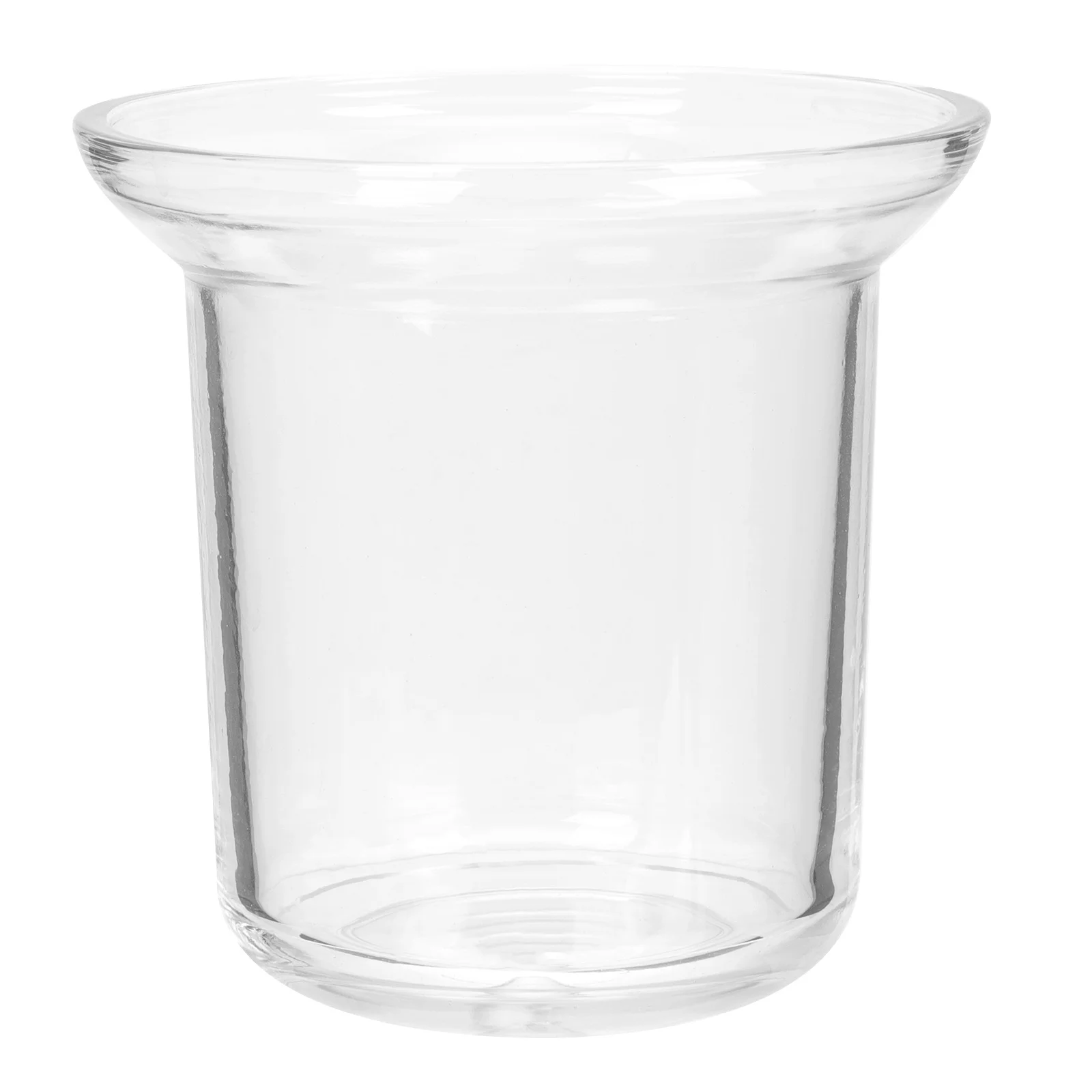 فرشاة المرحاض الاحترافية كوب زجاجي حامل شفاف قوي ملحقات تنظيف الحمام حاوية فرشاة المرحاض المنزلية شفافة #2