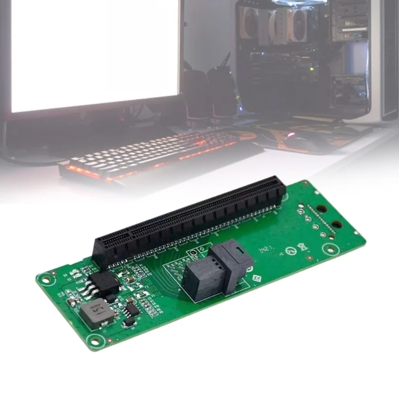 SFF-8643 PCIe x16 スロット アダプタ 拡張カード PCIe x16 スロット アダプタ