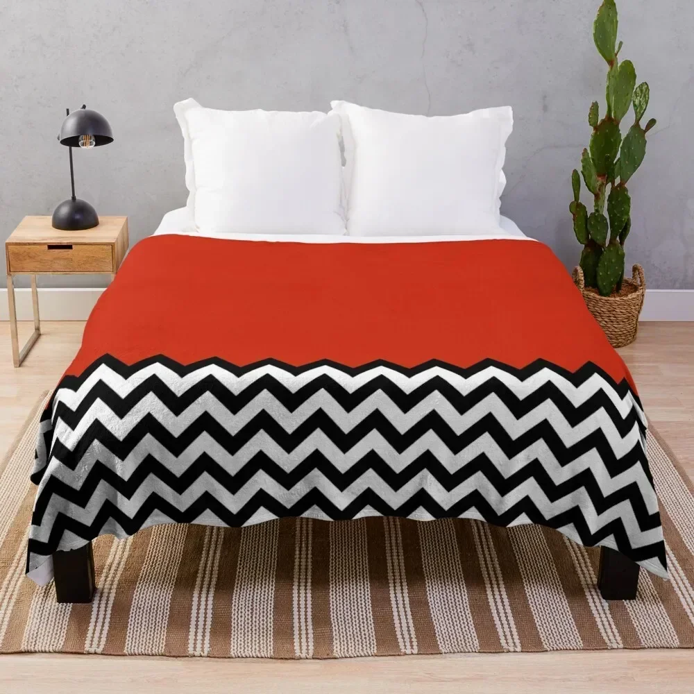 

Black Lodge (Twin Peaks) inspired graphic Throw Blanket Cozy Sofa Blanket for TV Watching Napping