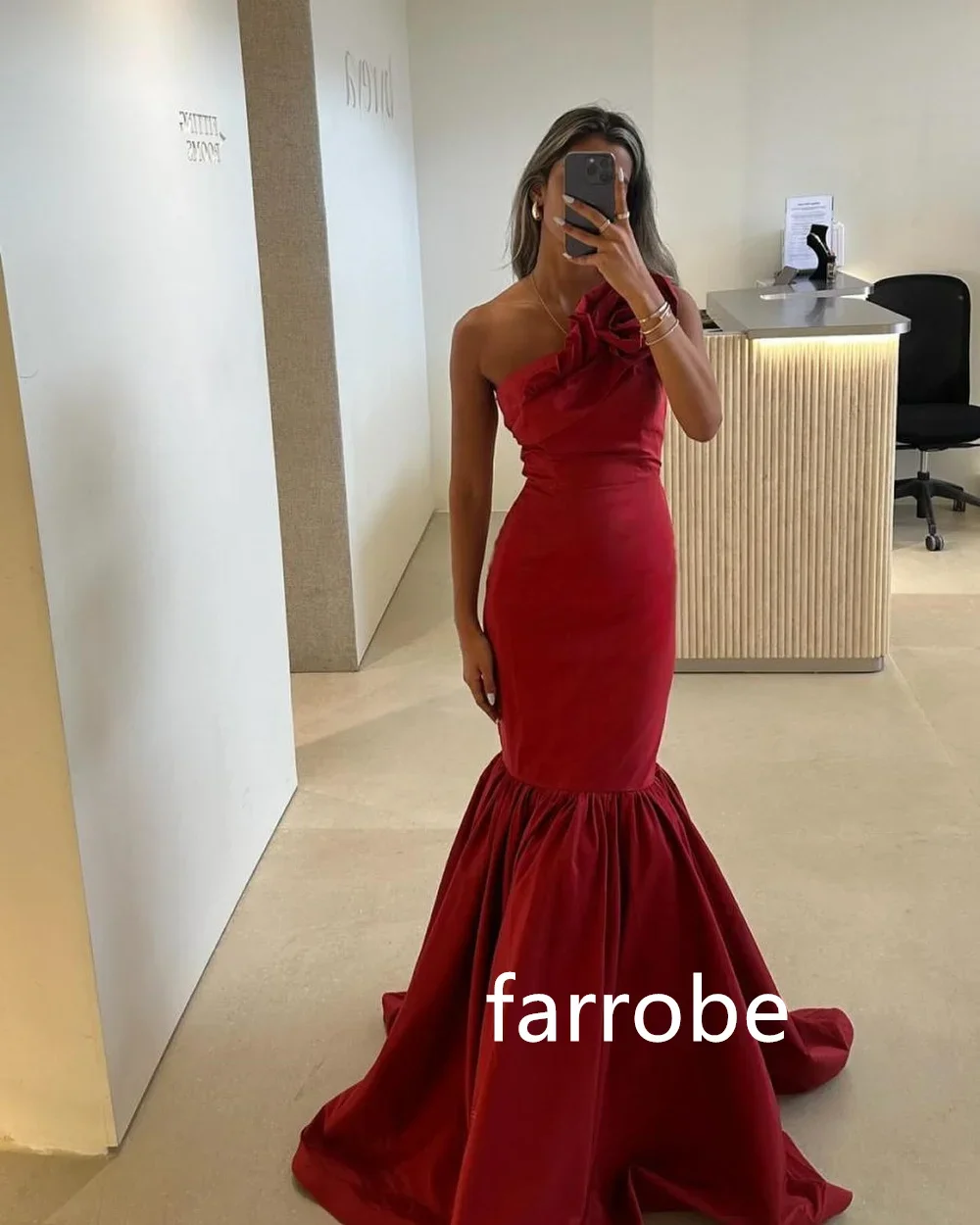 Customized Intricate Jersey Pleat Mermaid Strapless Long Dresses Cocktail Dresses Classic Exquisite Modern Style Pastrol Unisex