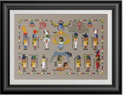 47-34 Egyptian gods Cross Stitch Kits Embroidery Needlework Sets DIY Cross-stitch Canvas Sewing Crafts