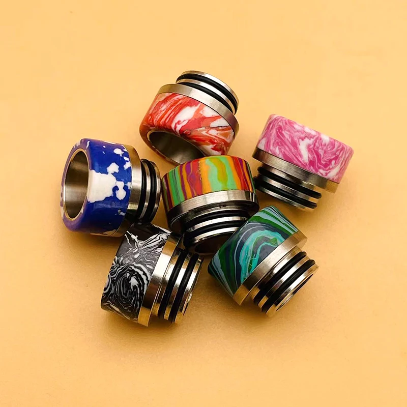 قطعة فم رخامية فولاذية مقاومة للحرارة من DSX بالتنقيط لخزان الأمير TFV12 إكسسوارات خزان ميت للأرنب/Zeus x /Kylin RTA