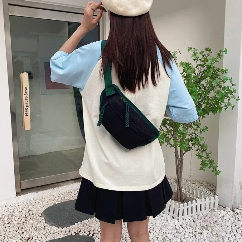 Zipper Canvas Waist Packs Ladies Bags on Sale 2023 High Quality Autumn High-capacity Waist Packs Leisure Versatile Pochete