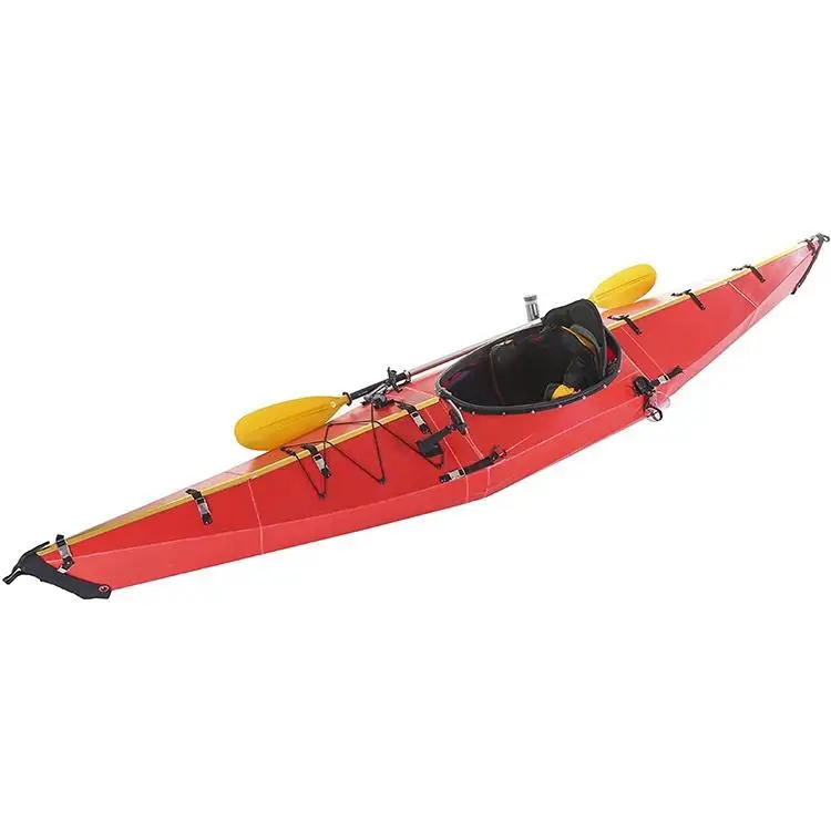 Folding Kayaks and Canoes Portable Touring Kayak Foldable Sea Fishing Kayak Fold Plastic Boat