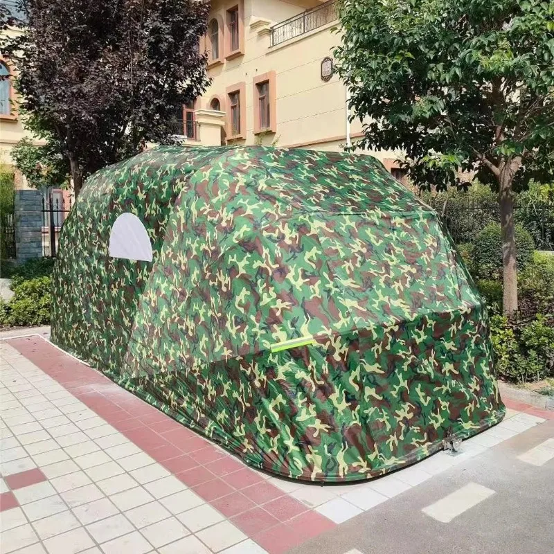 Popular Hot Dip Galvanized Foldable Mobile 5.5M Car Garage for Cars Lockable Carport Shelter Canopy Garage