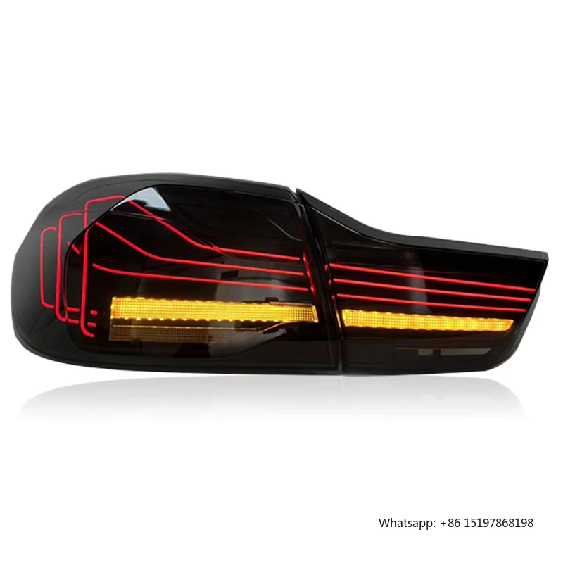 SJC อัตโนมัติอัพเกรดใหม่ CSL ไฟท้ายสําหรับ BMW M4 F82 4 Series F32 2014-2020 LED CSL เลเซอร์สไตล์ด้านหลังไฟ F33 F36 F83