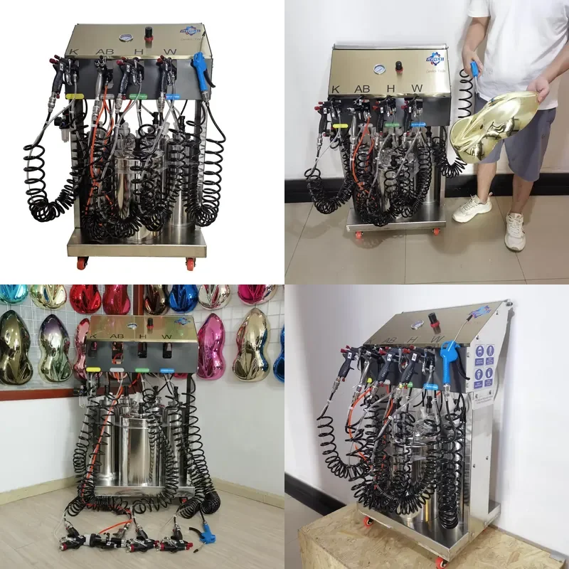for GookiiTech Hydro Chrome Specialist Anti Yellowing Silver Chrome Spray Paint Chrome Plating Machine