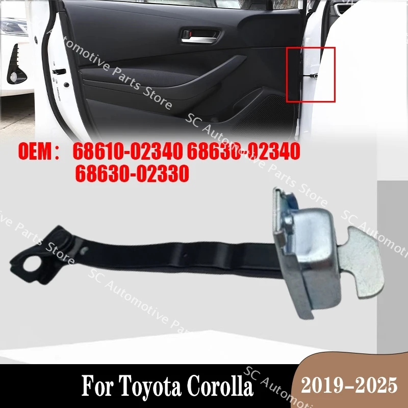 Front Rear Left Right Door Check Restrict Stop For Toyota Corolla 2019-2025 68610-02340 68630-02340 68630-02330 Stopper Strap
