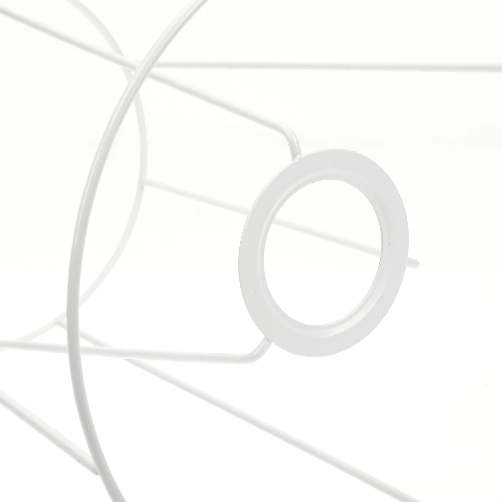 Lamp Shade Frame Sturdy Iron DIY Lampshade Rack Table Lamp Frame Decorative Holder for Home Office Cafe Iron Lampshade Rack