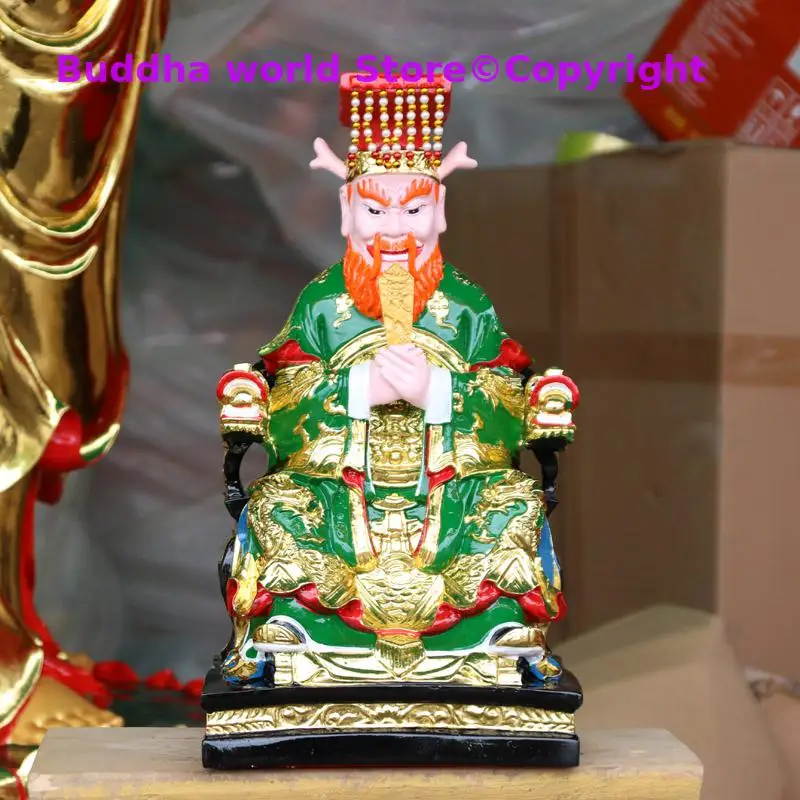 

30CM Large Southeast Asia Home store COMPANY talisman exorcise evil spirits Good luck Dragon KING LONG WANG God FENG SHUI statue