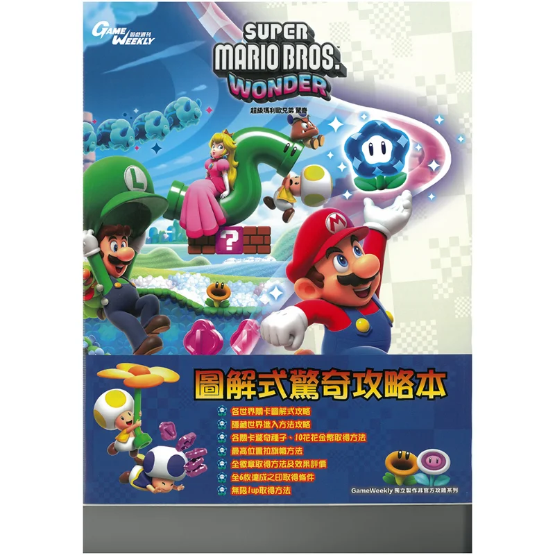 

Super Mario Wonder Guide Nintendo STEAM Production Co Ltd 9789887498100 Book