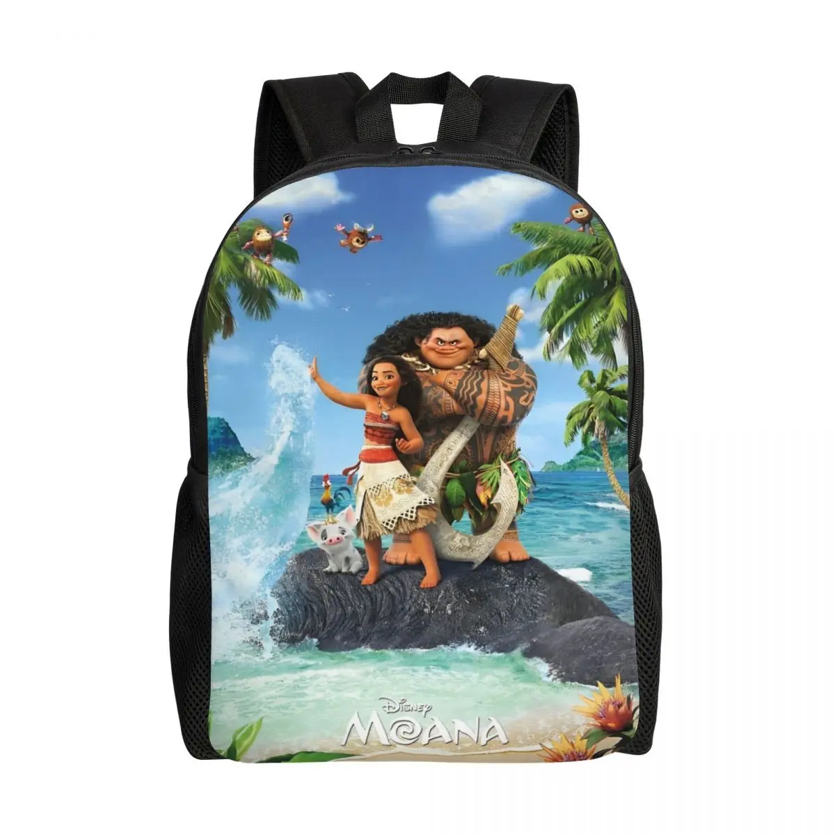 

Забавный рюкзак Moana 2, мультфильм Мауи, маленький детский рюкзак для девочек и мальчиков, милые рюкзаки для детского сада, школьные сумки