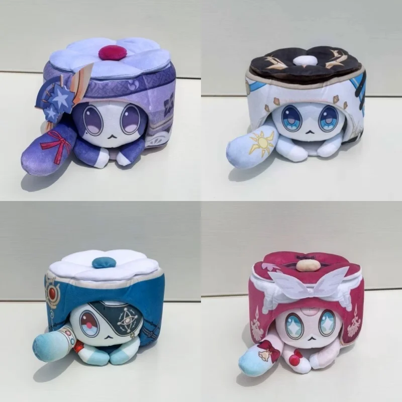

Anime Game Honkai: Star Rail Cute Cat Cake Glutinous Rice Ball Cosplay Danheng Kafka Blade Cotton Doll Plush Pillow Can Open