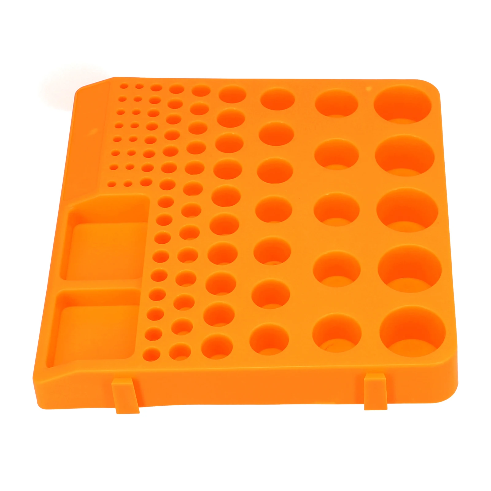 80Holes Collet Storage Box Plastic Collet Storage Box Collet Holder Organizer Case For Milling Cutter Tool 4-33