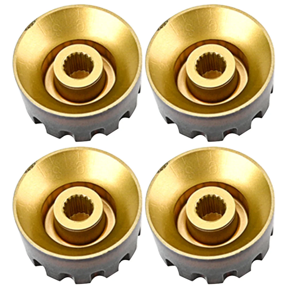 

4 Pcs Electric Guitar Volume Amplifier Knob Accessory Accessories Creative Knobs Coffee Caps Bass