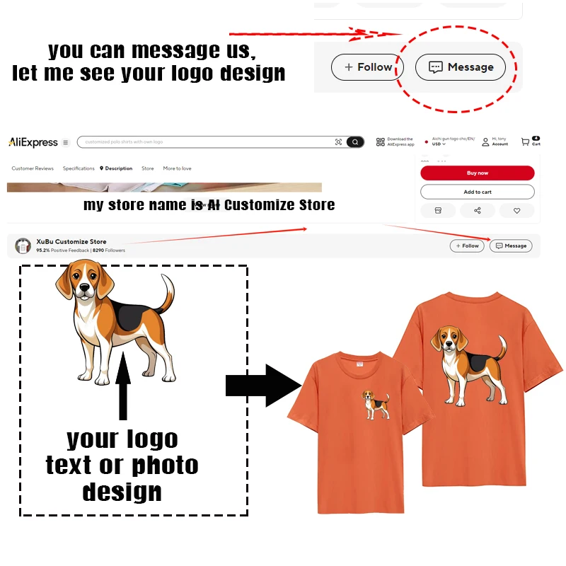 1-Piece Custom T-Shirt - 170GSM Combed Cotton Unisex Fit + Free Print