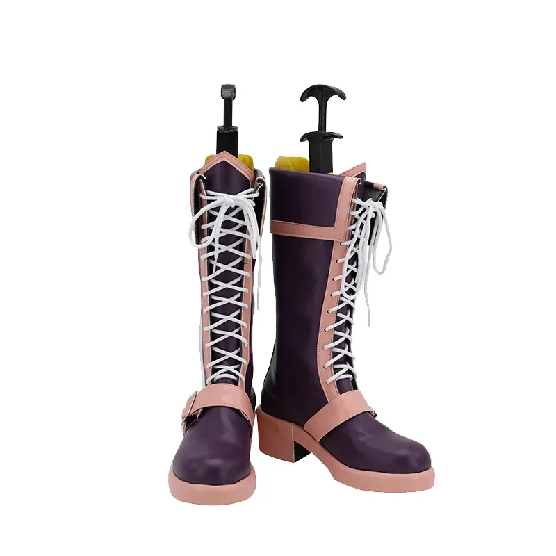 VOCALOID4 v4 flower Cosplay Shoes Boots Halloween Anime Pu Leather Boots