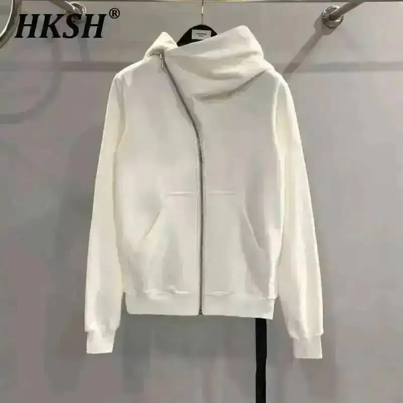 HKSH-camisola de algodão mágica com zíper para homens e mulheres, casaco chique, maré punk, escuro, novo, estilo RO, moda, outono, inverno, HK0530