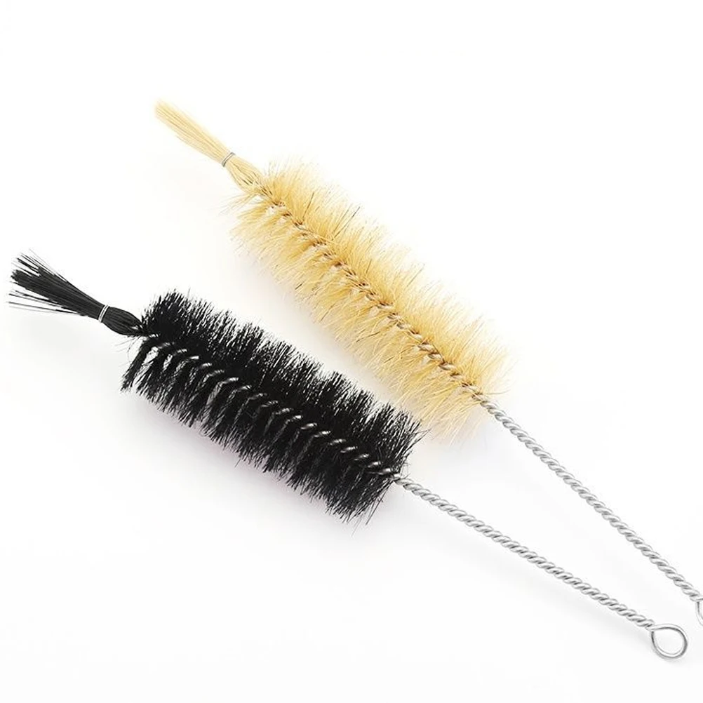 

2pcs Nylon Bottle Brush Portable Test Tube Cleaner Household Kettle Cleaning Brush Multi- Baby Bottle Accessory Teaching