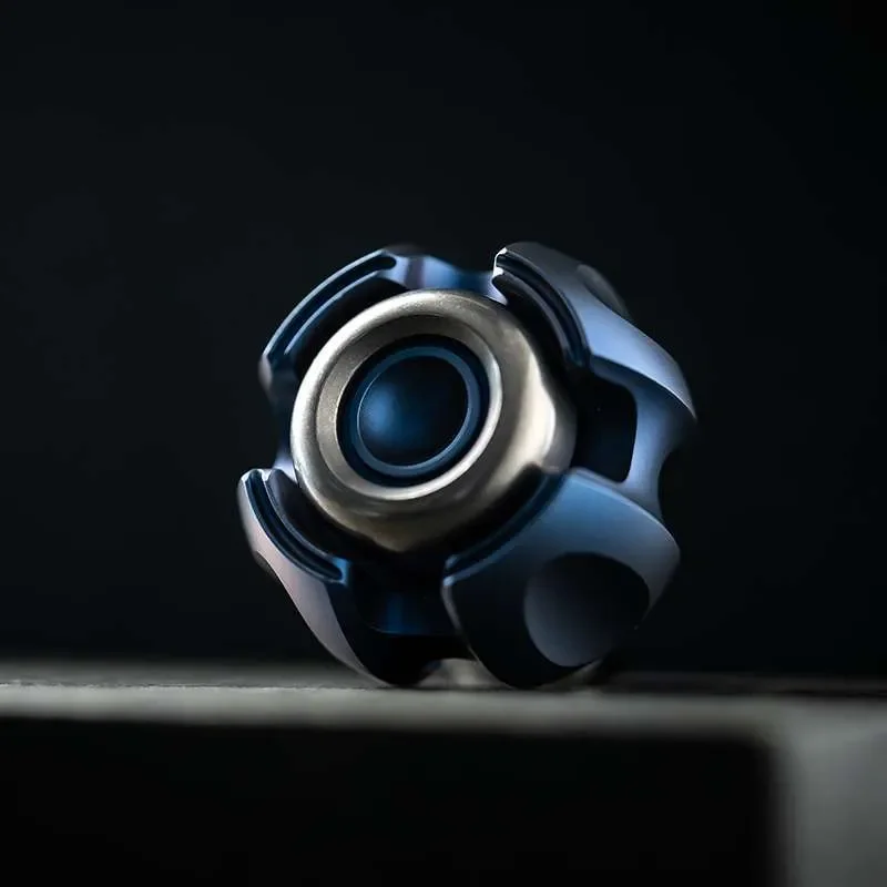 BLUE LAUTIE Link Rod Titanium Blauw Set Spinner Speelgoed Volwassenen Speelgoed Bureau Accessoires Tol Bureauspeelgoed