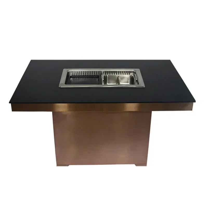 Home Appliances Self Service Barbecue And Rinse Pot Korean Electric Barbecue Stove Smokeless Barbecue Restaurant Smoke Purificat