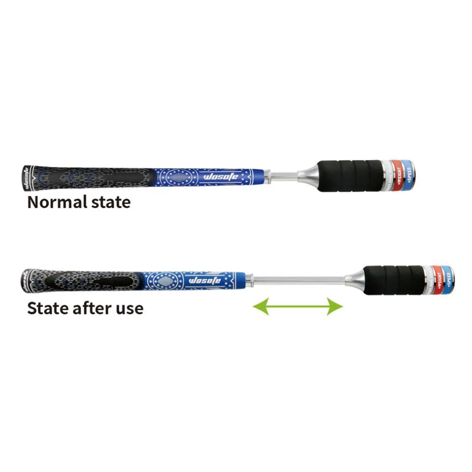 Golf Swing Training Aid Golf Swing Practice Rod Effectively Improve Swing Skill