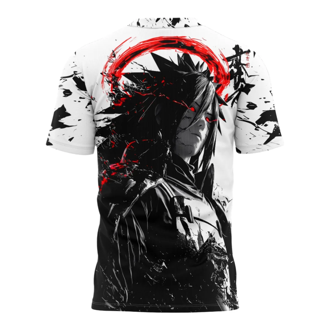 Naruto Uchiha Madara 3D Print T-Shirt Family Summer Adult Kids Casual Tee Breathable Quick Dry Short Sleeve Hip Hop Streetwear