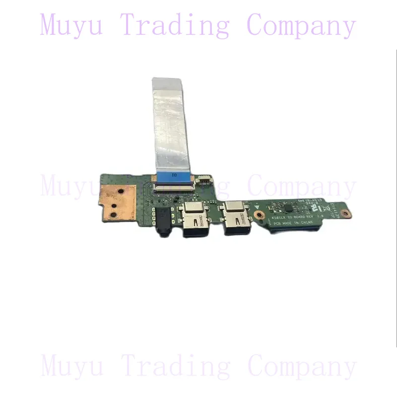 FOR ASUS K501 K501LB K501U A501U A501L V505L USB AUDIO IO BOARD REV : 2.0  SD CARD READER 90 DAYS WARRANTY