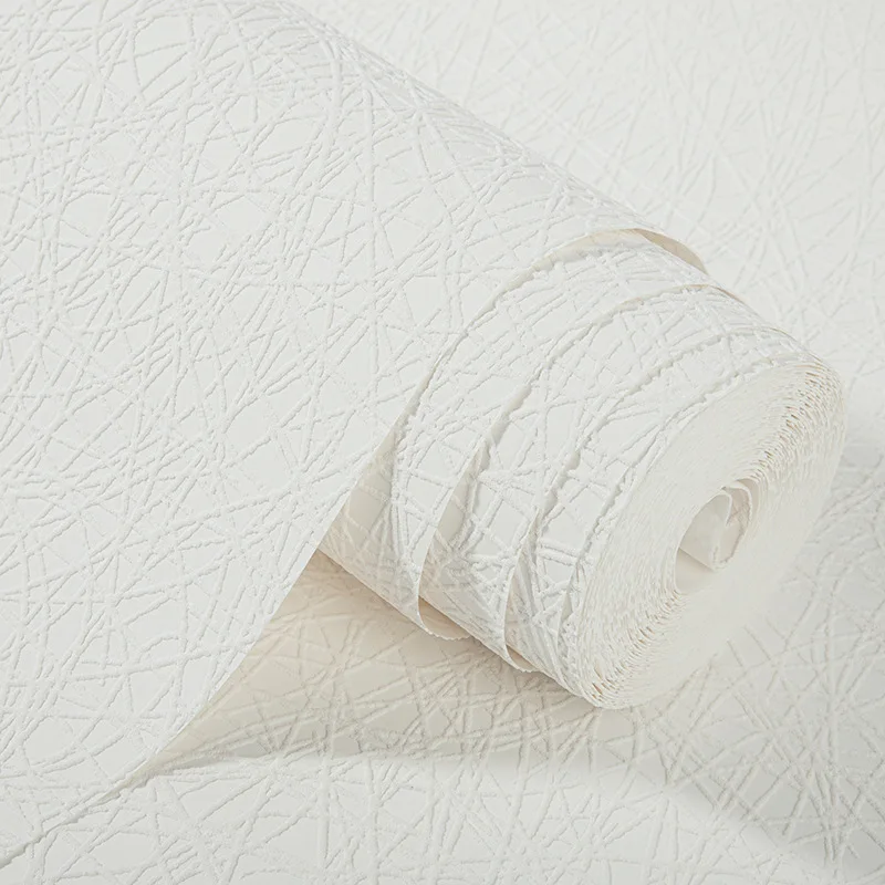 

Pure White Solid Color Wallpaper 3d Luxury Silk Texture Embossed Living Room Wall Paper Roll Modern Bedroom Papel Tapiz