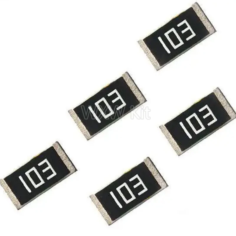 50PCS/LOT 2512 SMD Chip Resistor 5% 0R-1M R001 R010 R100 R020 1R 10R 100R 1K 10K 100K 1M ohm