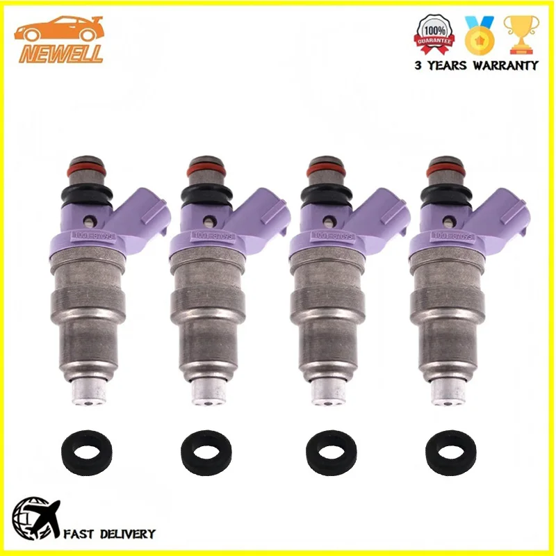 4pcs Fuel Injector 1001-87095 800CC For Nissan Skyline Mazda RX-7 Lexus SC for Toyota JZX100 JZZ30 JZX110 for SUBARU WRX STI