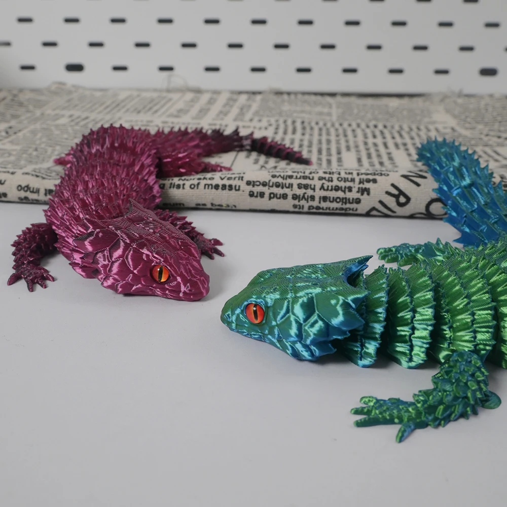 Patung Kadal Cetak 3D, Hewan C - 3D Printing Lizard ulasan dan harga