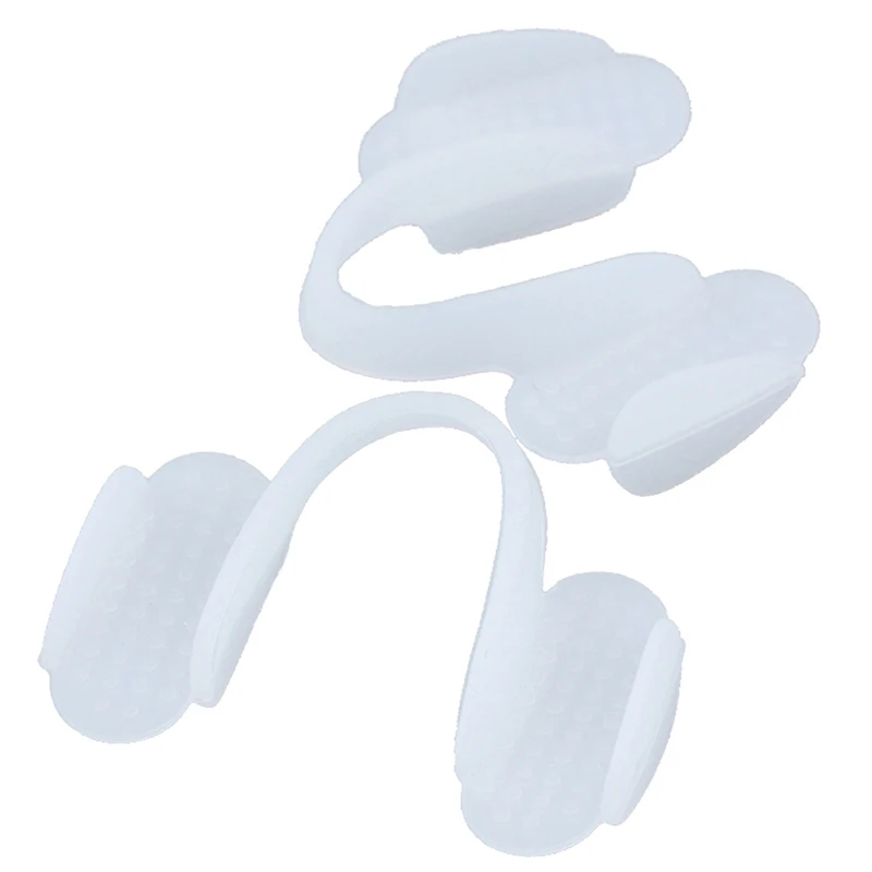 Guarda de dentes de boca para moer os dentes, Proteção de boca dental noite borracha, Apertar a boca, 2pcs