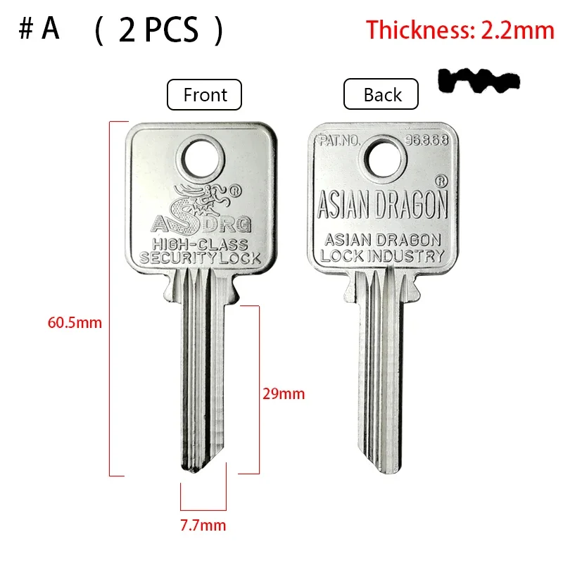 Key Blanks compatible with Medeco Locks