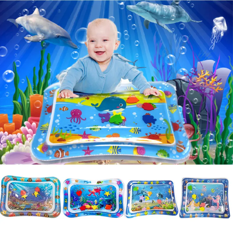 Baby Wasser matte aufblasbares Kissen Kleinkind Kleinkind Wasserspiel matte für Kinder frühe Bildung Entwicklung Babys pielzeug Sommers pielzeug